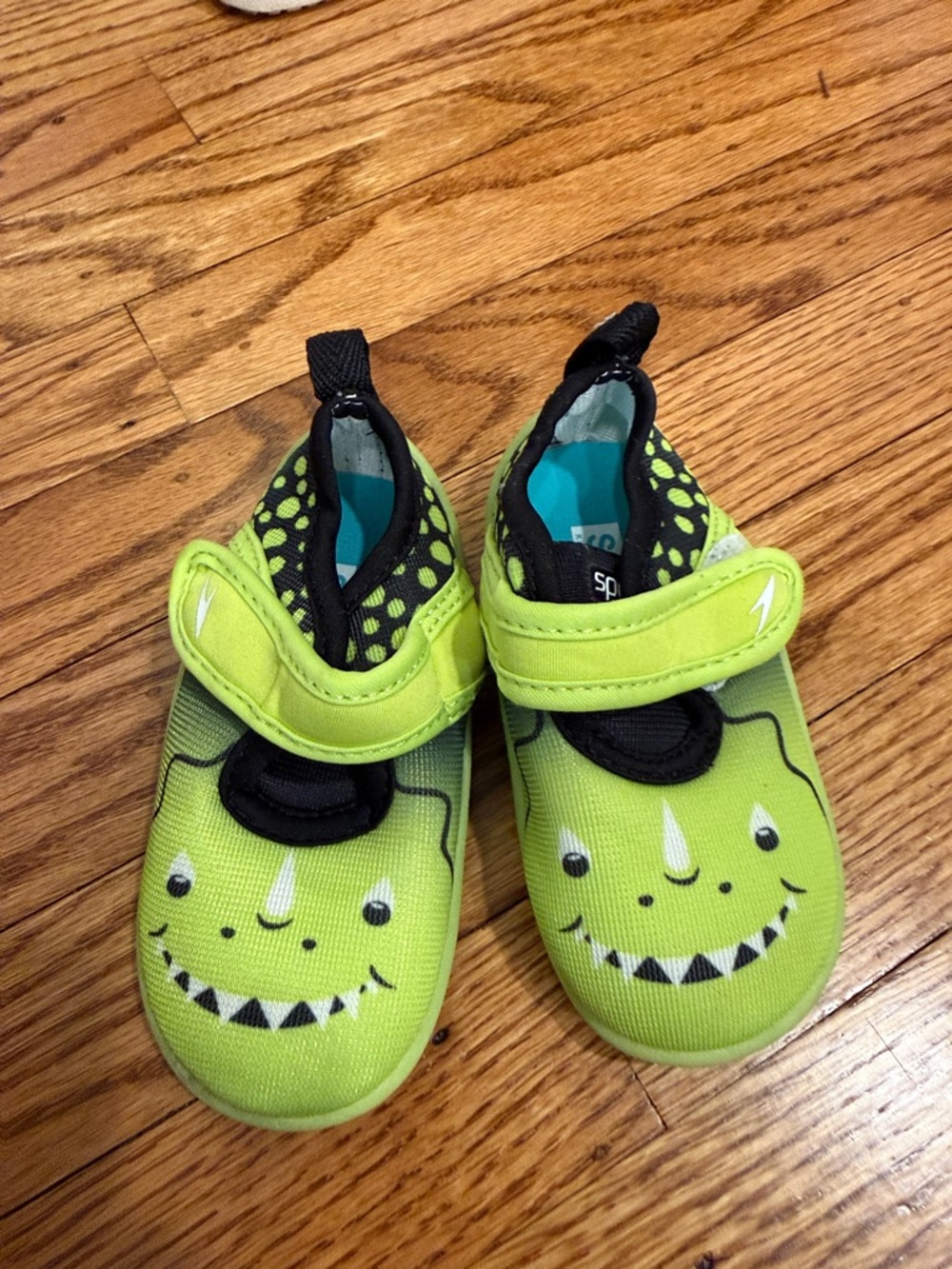 Speedo Kids Neon Green Dinosaur Water Shoes - Toddler Small (Toddler 5-6)
